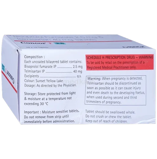 concor t 2.5mg tablet 10's